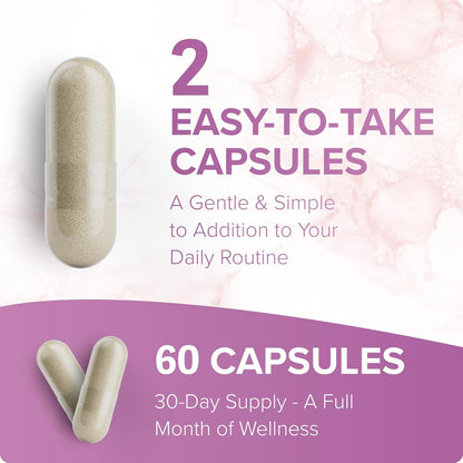 Rosabella Saffron Blend Supplement for Men & Women – Saffron, B6, Magnesium & Herbal Extract Capsules – Supports Mood, Focus & Clarity – Non-GMO, Gluten-Free – 60 Capsules – 30-Day Supply